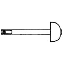 Vuurtongen met regelstaaf (E)